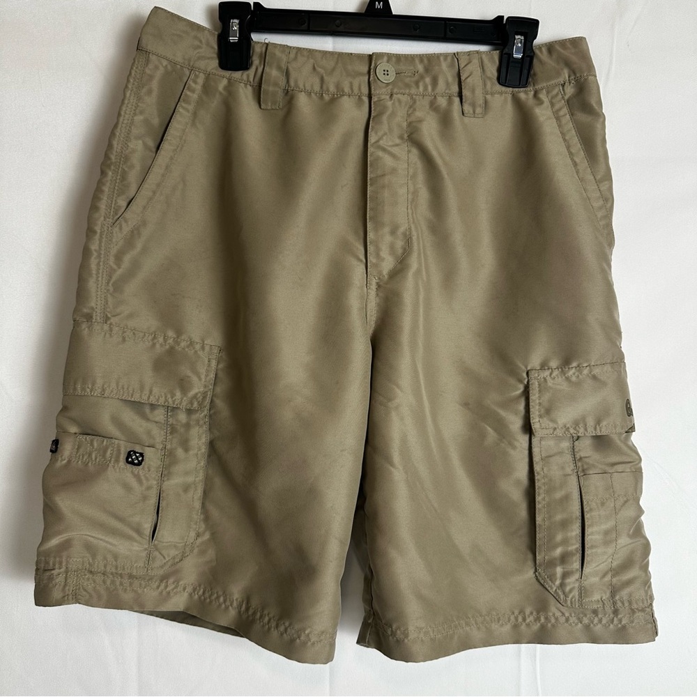Quicksilver Men’s Brown Cargo Shorts- Size 33